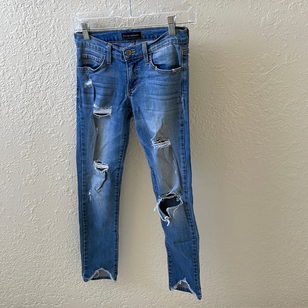 Flying Monkey Ripped Skinny Jeans